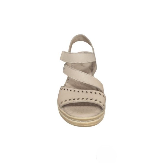 PEPİTA 9255 DOLGU TOPUK YUMUŞAK PEDLİ DERİ KADIN SANDALET