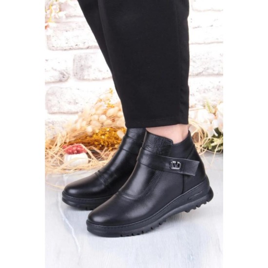 PEPİTA B002 ORTOPEDİK ESNEK TABAN YUMUŞAK KADIN DERİ BOT