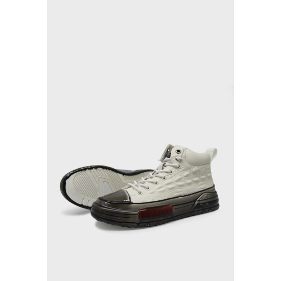 PEPİTA E017 BİLEK BOY İTHAL DERİ SNEAKERSERKEK SPOR AYAKKABI