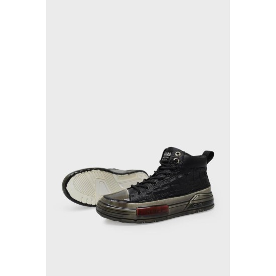 PEPİTA E017 BİLEK BOY İTHAL DERİ SNEAKERSERKEK SPOR AYAKKABI