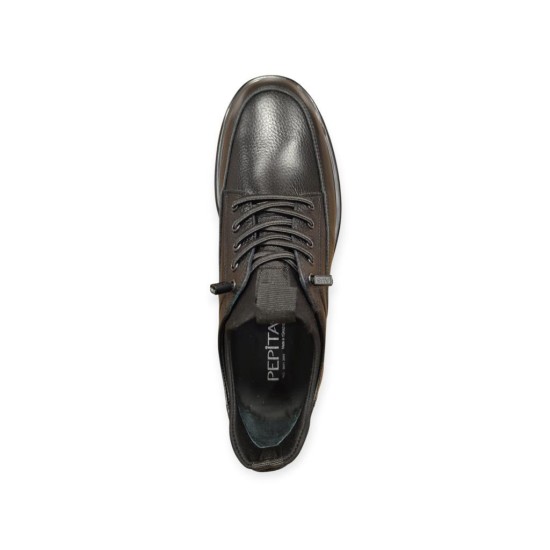 PEPİTA M341 KALIN TABAN DERİ GENÇ ERKEK KLASİK AYAKKABI