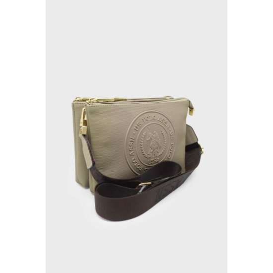 U.S. POLO ASSN. US23700 FERMUARLI KADIN ÇAPRAZ İKİZ ÇANTA