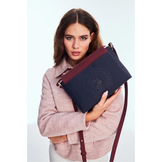 U.S.POLO ASSN. US24736 LOGO DESENLİ KADIN ÇAPRAZ ÇANTA