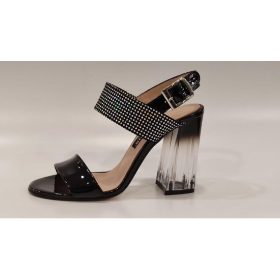 VENÜS 2028237Y ŞEFAF TOPUK KADIN ABİYE SANDALET