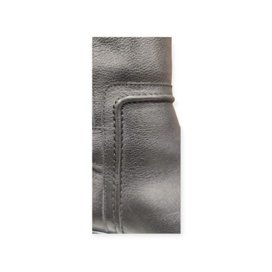 VENÜS 20717K DÜZ TOPUK KLASİK DERİ KADIN ÇİZME