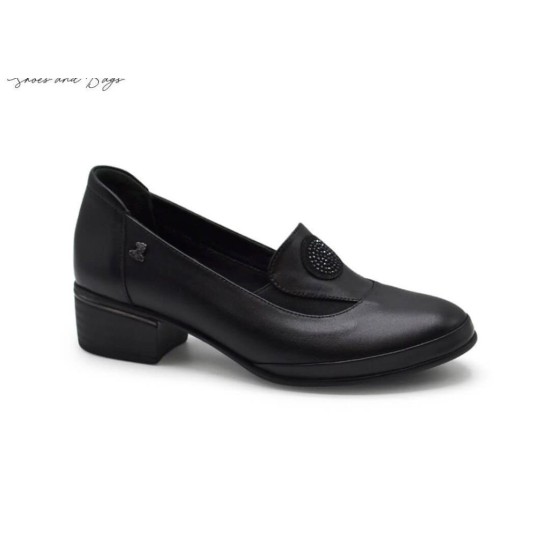 VENÜS 2312524K TOPUKLU KLASİK DERİ KADIN AYAKKABI