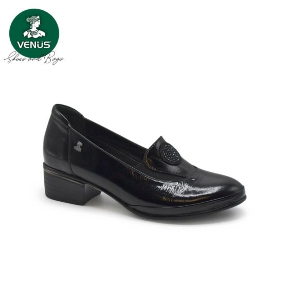 VENÜS 2312524K TOPUKLU KLASİK DERİ KADIN AYAKKABI