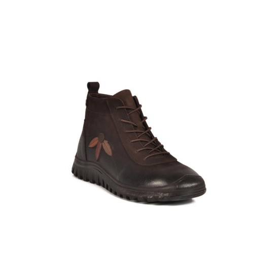 VENÜS 2413554K DÜZ TABAN DERİ GÜNLÜK KADIN BOT