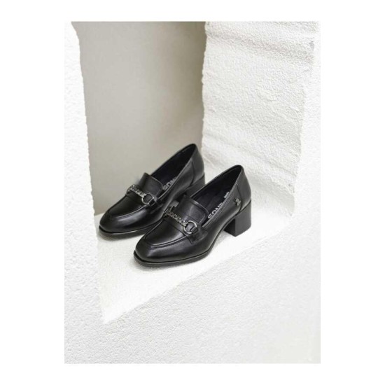 VENÜS 2512701Y TOPUKLU TOKA DETAYLI KADIN DERİ AYAKKABI