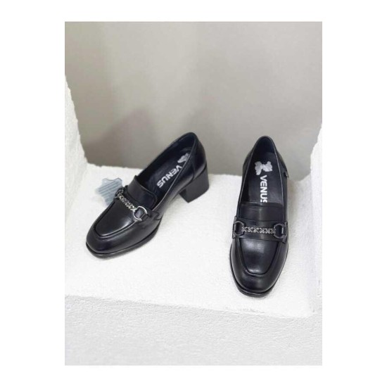 VENÜS 2512701Y TOPUKLU TOKA DETAYLI KADIN DERİ AYAKKABI