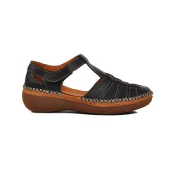 VENÜS 25190247Y SARAÇLI YAZLIK DERİ KADIN  AYAKKABI