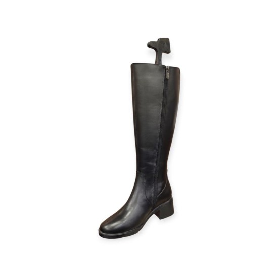 VENÜS 2551405K KALIN TOPUK KAYMAZ KLASİK DERİ KADIN ÇİZME