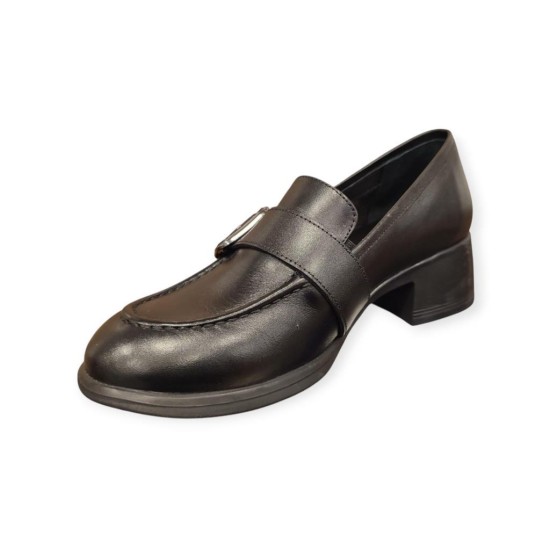 VENÜS 2555006K TOPUKLU TOKALI LOAFER DERİ KADIN AYAKKABI