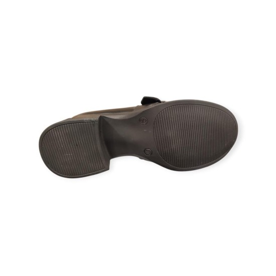 VENÜS 2555006K TOPUKLU TOKALI LOAFER DERİ KADIN AYAKKABI